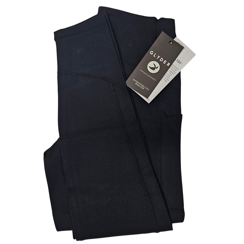 Glyder Taper Leggings Women's Size M Black NWT